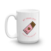 My True Love Happy Valentine's Day Coffee Tea Cup Mug, Mugs, $ 17.50, A Moment Of Now™